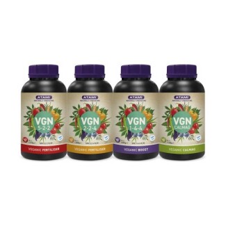 ATAMI - VGN Veganic Fertilizer Kit 4x250ml | Οργανικά Vegan Λιπάσματα για Όλη την Καλλιέργεια
