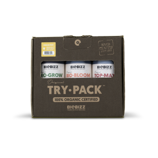 BioBizz Try·Pack – Οργανικό Πακέτο Λιπασμάτων για Κάνναβη & Βιολογική Καλλιέργεια