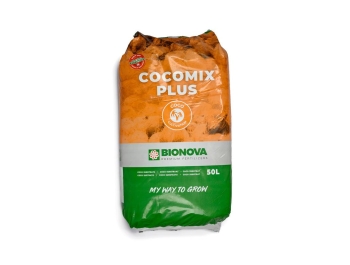 BIO NOVA - COCOMIX PLUS | Εμπλουτισμένο Υπόστρωμα Κοκοφοίνικα για Επαγγελματική Καλλιέργεια - 50L