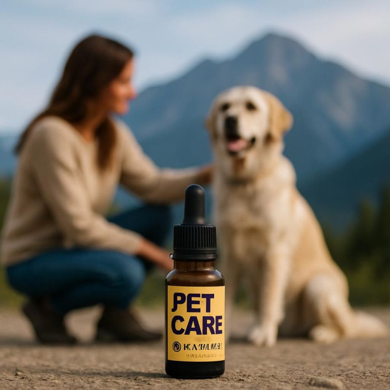 Φωτογραφία από Pet Care Drops CBD 2.5% – Φυσική Φροντίδα για Σκύλους & Γάτες (500mg)