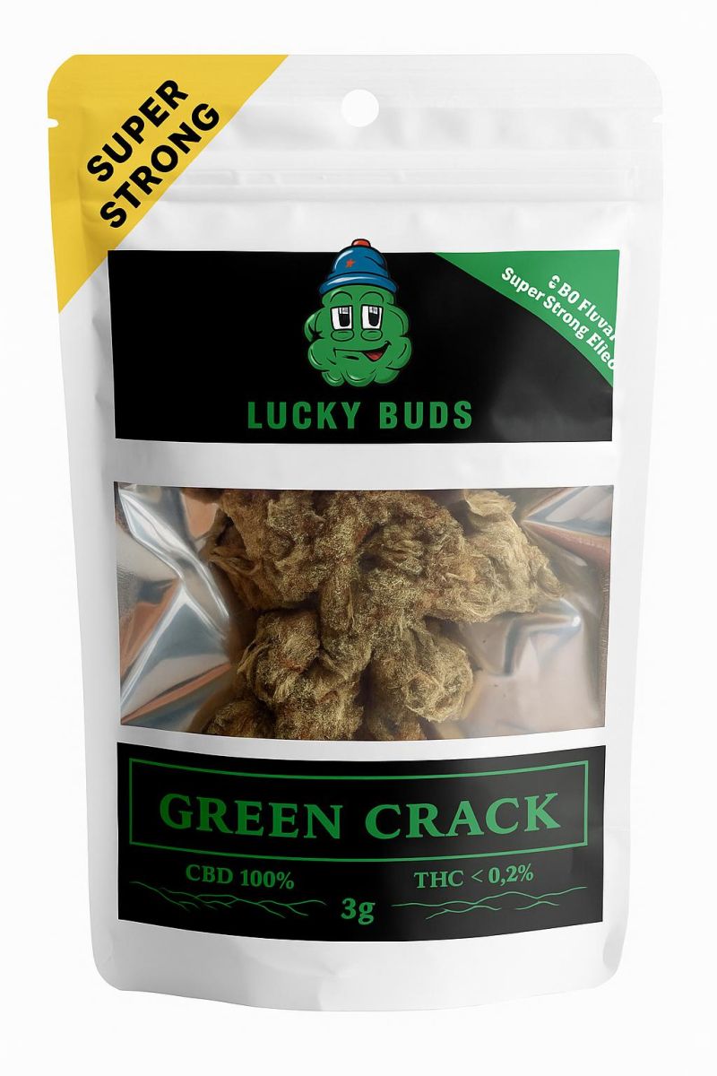 Φωτογραφία από Lucky Buds Green Crack – Ανθοί Κάνναβης CBD με Έντονη Ενέργεια & Δροσερό Άρωμα